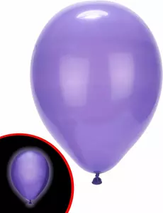5 fioletowych balonów LED Illooms®
