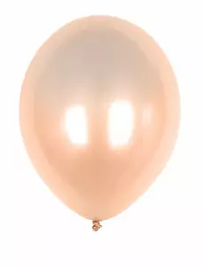 50 metalicznych balonów brzoskwiniowych 30 cm