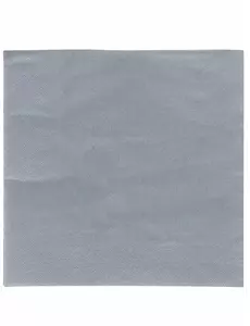 50 szarych serwetek, 38 x 38 cm