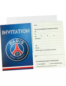 6 zaproszeń + 6 kopert PSG™ 12 x 16,5 cm