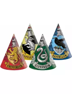 6 Tekturowych Czapek Imprezowych Harry Potter™