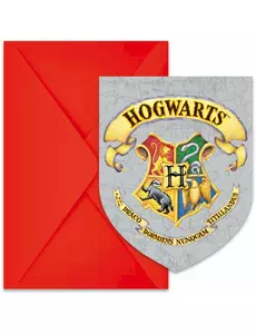 6 zaproszeń o Harrym Potterze™ z kopertami