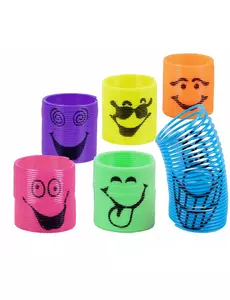 6 uśmiechniętych Slinkies 3 cm