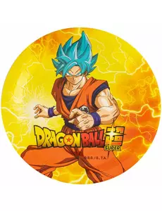 8 talerzy kartonowych Dragon Ball Z™ 23 cm