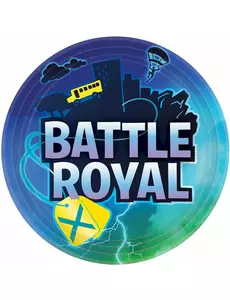 8 papierowych talerzy battle royale 23 cm