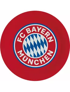 8 papierowych talerzyków FC Bayern Munich 23 cm