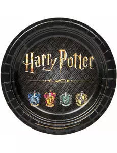 8 papierowych talerzyków Harry Potter 23 cm