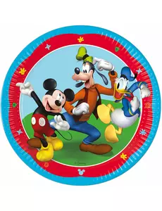 8 papierowych talerzyków Mickey Mouse™ 23 cm