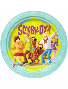 8 papierowych talerzyków Scooby-Doo™ o średnicy 23 cm