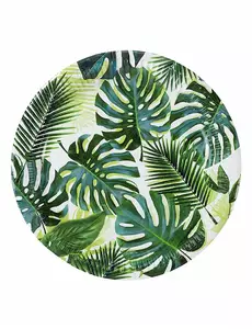Papierowe talerze Tropical Green 23 cm