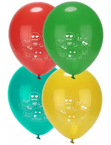 8 balonów lateksowych z nadrukiem Emoji™