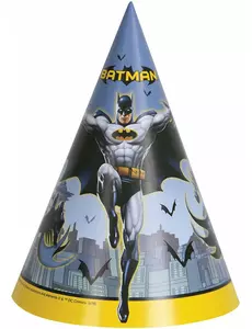 6 czapeczek imprezowych Batman™