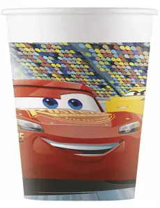 8 kubków papierowych Cars 3™ 200ml