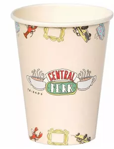 8 kubków papierowych Friends™ 210 ml