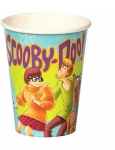 8 tekturowych kubków Scooby-Doo™ o pojemności 210 ml
