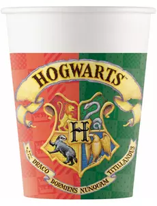 8 papierowych kubków Harry Potter™ 200ml