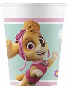 8 kubków papierowych Psi Patrol Skye &amp; Everest™ 200ml