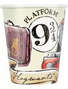 8 papierowych kubków Harry Potter™ 270ml