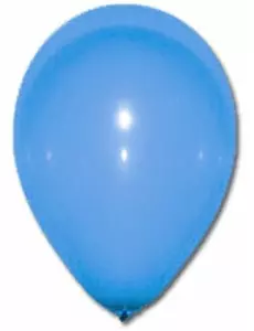 100 niebieskich balonów 27cm