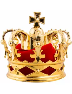 Mini spinka do włosów Golden Royal Crown