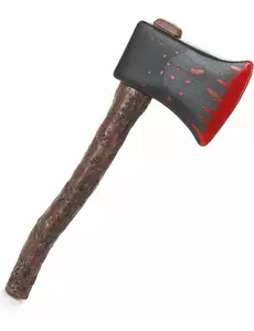 Mały Halloweenowy Zakrwawiony Topór