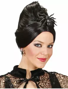 10cm Halloweenowy brokatowy klips w kształcie pająka