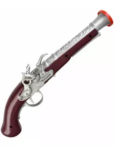 Brązowy plastikowy pistolet piracki