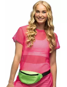 Neonowa zielona saszetka