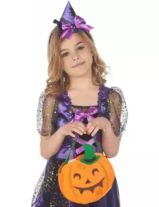 Dziecięca torba z dyni na Halloween