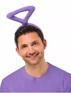 Fioletowa opaska na głowę Tinky Winky Teletubbies™ dla dorosłych