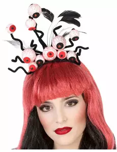 Opaska na głowę z oczami na Halloween