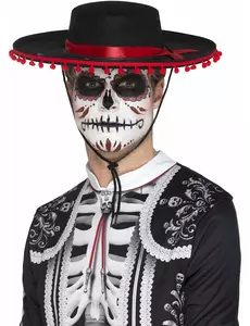 Sombrero Dia de los Muertos dla dorosłych