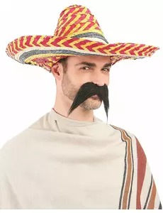Dorosłe wielokolorowe meksykańskie sombrero