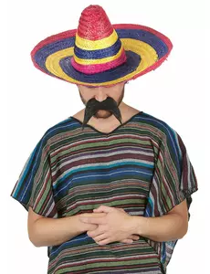 50 cm Dorosłe Wielokolorowe Sombrero