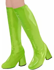 Zielone nakładki na buty retro z lat 60.