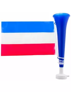 Trąbka piłkarska z flagą Francji