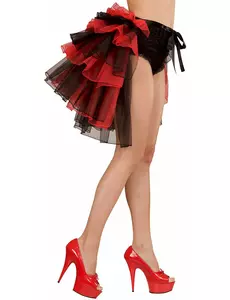 Czerwono-Czarna Burleska Damska Tutu