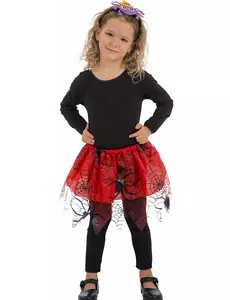 Tutu Czerwono-Czarne Pająki Dziewczyna
