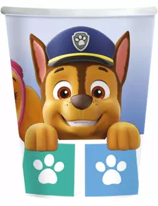 8 kubków papierowych Psi Patrol™ o pojemności 250 ml