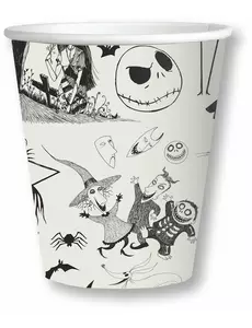 8 kubków Nightmare Before Christmas 266 ml