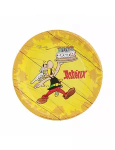 8 papierowych talerzyków Asterix™ 18 cm