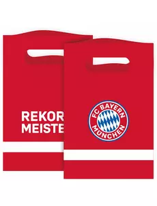 8 torebek upominkowych FC Bayern Monachium™ 15 x 23 cm