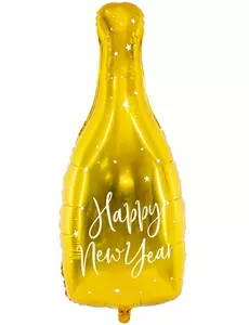 Balon aluminiowy 32x82 cm na Nowy Rok