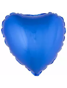 Balon foliowy niebieskie serce 45 cm