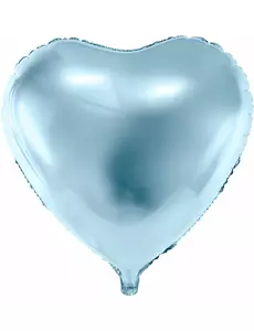Balon foliowy serce jasnoniebieski 46 cm