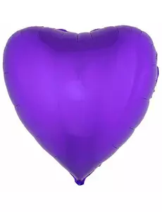 Balon foliowy fioletowe serce 45 cm