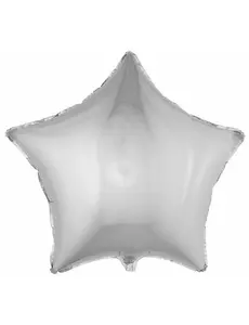 Balon foliowy srebrna gwiazdka 68 cm