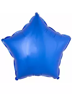 Balon foliowy gwiazdka niebieska 45 cm