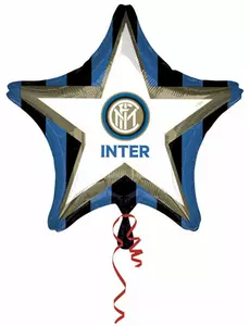 Gwiazdowy balon foliowy Inter 48 cm