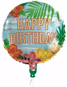 Balon foliowy Happy Birthday Paradise 45cm